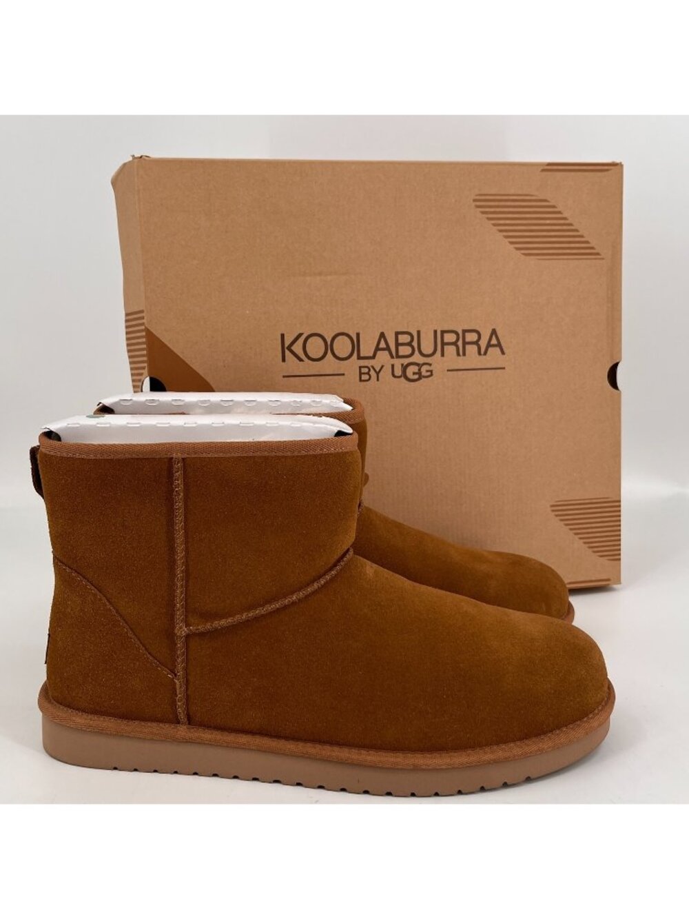 Koolaburra by Ugg Men's Burra Mini Boots - Chestnut - Size 14